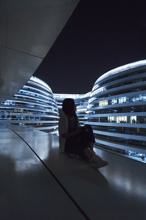 打卡-旅行-北京-建筑-夜景 图片素材