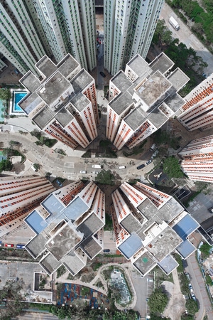 香港-旅行-航拍-无人机-上帝视角 图片素材