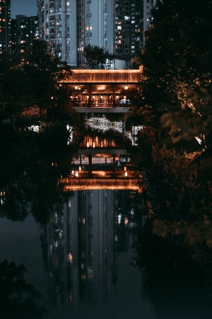 生活-夜景-街道-百姓生活-成都 图片素材