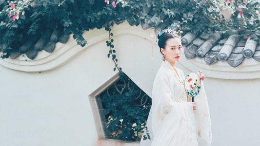 人像-小清新-写真-美女-古装 图片素材