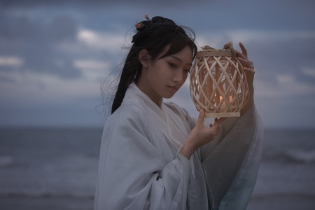 人像-古风-出海-少女-美女 图片素材