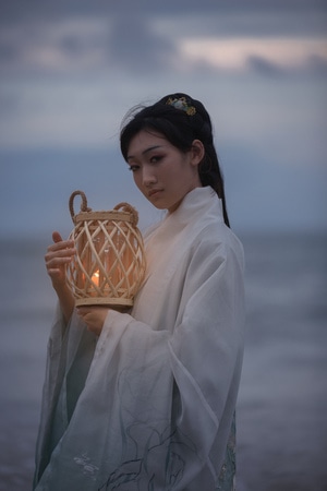人像-古风-出海-少女-美女 图片素材