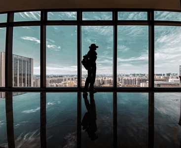 🌁-📷-女性-女人-风景 图片素材