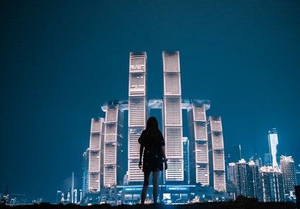 重庆-风景-未来-科技-科幻 图片素材