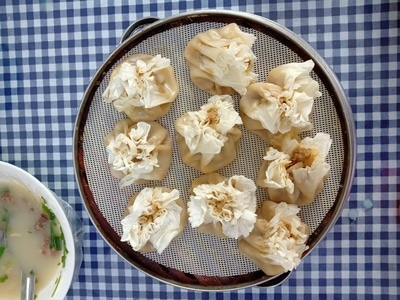 格色旅行日誌-纪实-生活-食物-烧麦 图片素材
