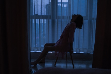 人像-忧郁-孤独-低落-少女 图片素材