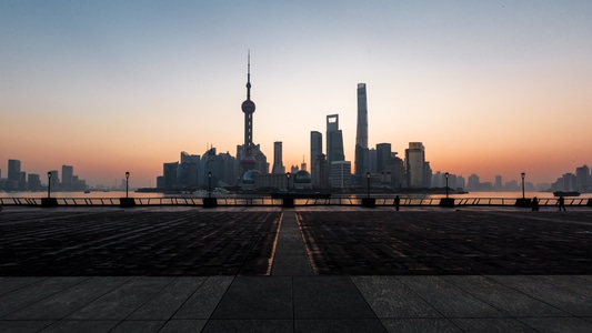 摩天大楼-水域-外滩-陆家嘴-黄浦江 图片素材