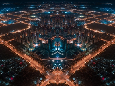 航拍-合肥-城市-城市风光-建筑 图片素材