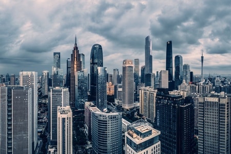 城市风光-广州-70周年城市-70周年摄影大赛-广州cbd 图片素材