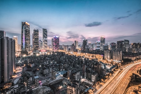 城市风光-广州-建筑-日落-行摄粤港澳摄影大赛 图片素材