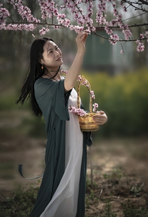 你好2020-三月-人像-美人-春光 图片素材