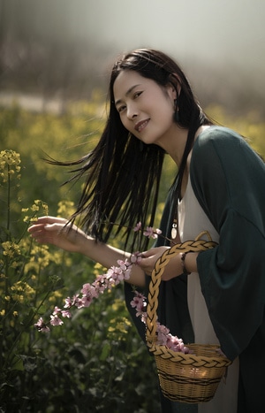 你好2020-三月-人像-美人-春光 图片素材