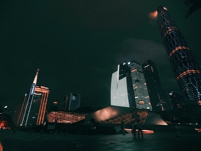 城市-手机摄影-广州-演出-夜景 图片素材