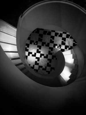 暗黑-旋梯-旋梯-楼梯-螺旋 图片素材