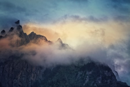 暗黑-风光-扎尕那-风光-风景 图片素材