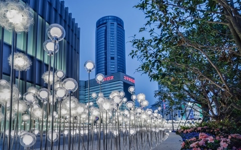 港汇恒隆广场-徐家汇-城市-建筑-高楼 图片素材