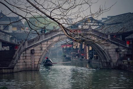 安昌-古镇风光-古镇-古建筑-桥 图片素材
