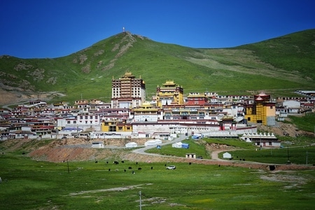 可可西里-风景-城镇-房屋-建筑 图片素材