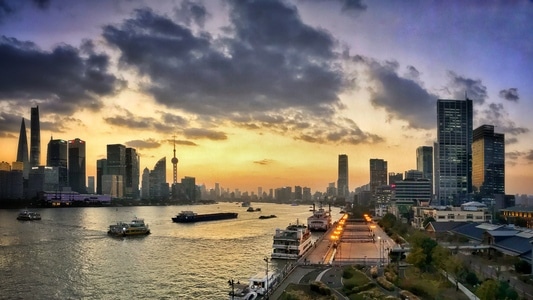 老码头-看浦西-城市-城市风光-江 图片素材
