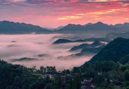 尘世烟火-旅行-高山-江南-户外 图片素材
