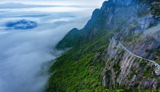 云海-户外-山脉-露营-高山草甸 图片素材