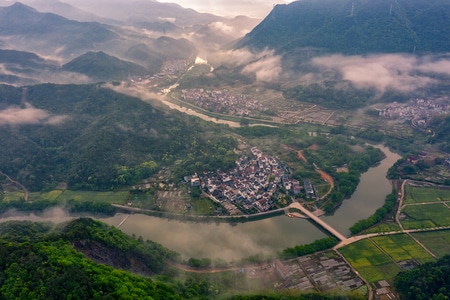 旅行-南江-江南-引导线-风光 图片素材