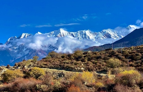 青藏高原-西藏-林芝-风光-风景 图片素材