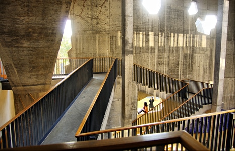 建筑-杭州-中国美院-建筑-楼梯 图片素材