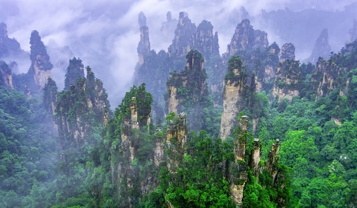 风光-张家界-旅行-世界自然遗产-风景 图片素材