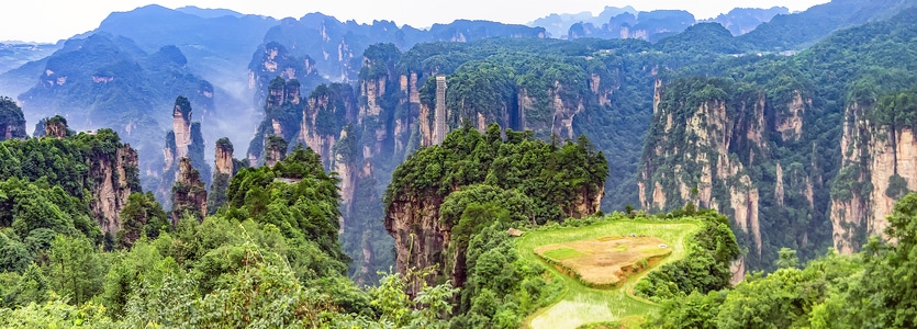 风光-旅行-张家界-世界自然遗产-世界自然遗产 图片素材