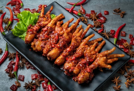 年味-节日-回家-鸡爪-美食 图片素材