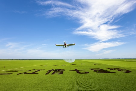 家乡-风光-夏天-农业-飞机 图片素材