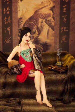 人文-福州市-看你的城市-有趣的瞬间-女性 图片素材