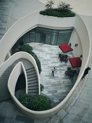 城市-生活-建筑-建筑-楼梯 图片素材