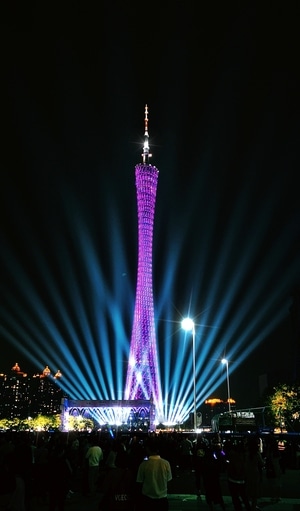 城市色彩-城市-建筑-街拍-广州塔 图片素材