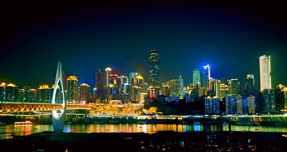 勒是雾都-万家-灯火-夜景-城市 图片素材