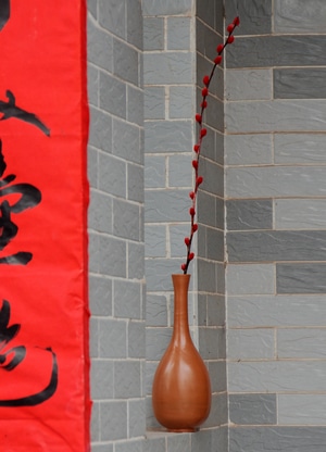 传统文化-坭兴陶-春天-插花-花 图片素材