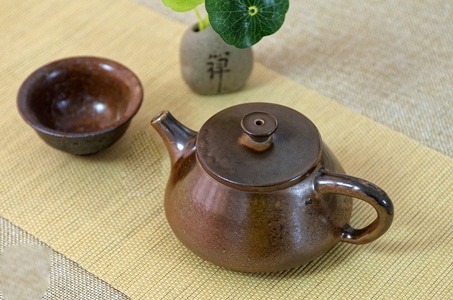 传统文化-坭兴陶-茶具-茶壶-坭兴陶 图片素材