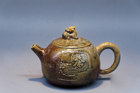 传统文化-坭兴陶-茶壶-壶-陶壶 图片素材