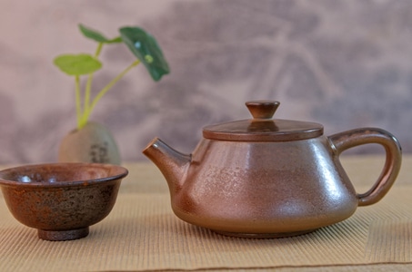 传统文化-坭兴陶-茶具-茶壶-坭兴陶 图片素材