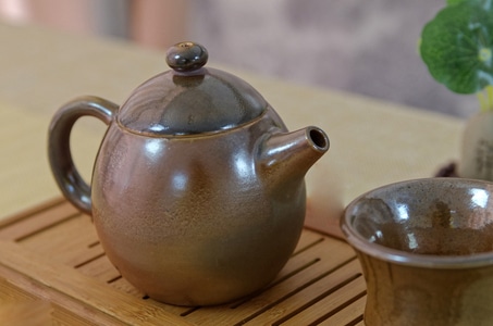 传统文化-坭兴陶-茶具-茶壶-坭兴陶 图片素材