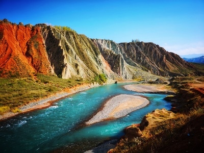 塔城地区-在路上-风景-手机拍摄-风光 图片素材