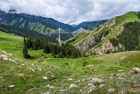 新疆-果子沟-风景-风光-旅行 图片素材