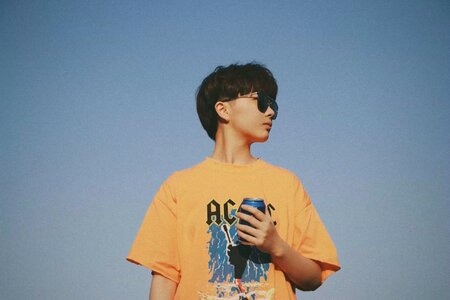 人像-人像摄影-夏天-天空-杂志 图片素材