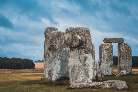 英国-巨石阵-史前建筑-旅游-旅行 图片素材