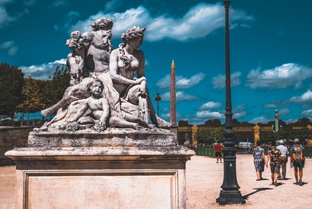 欧式建筑-巴黎-协和广场-旅行-旅游 图片素材