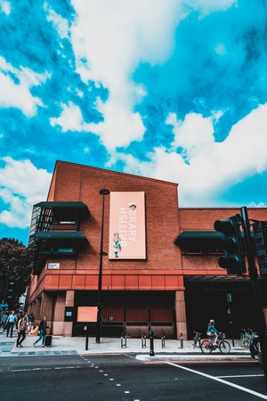 建筑-旅游-旅行-伦敦-大英图书馆 图片素材