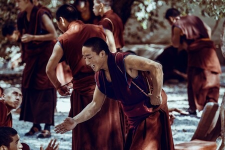 人文-藏地-旅行-风景-男人 图片素材