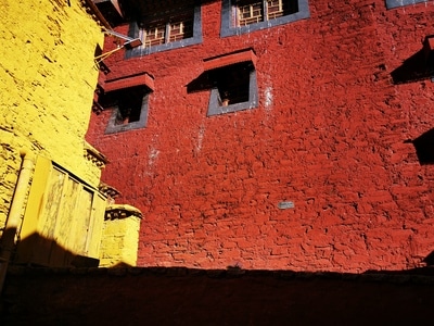 拉萨市-旅行-寺庙-建筑-建筑 图片素材