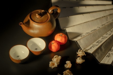 年味-茶壶-茶-静物-光 图片素材